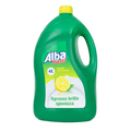 Alba piatti detersivo liquido limone concentrato — 4 lt