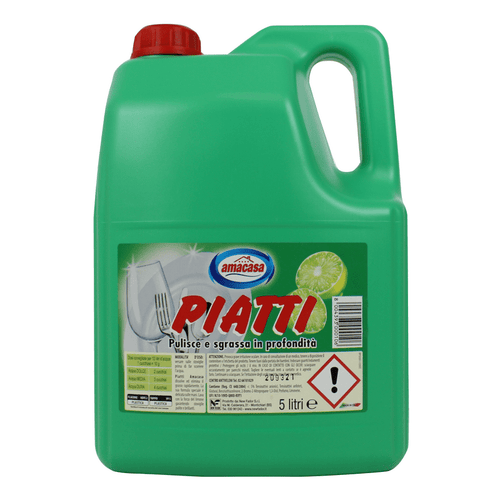 Amacasa piatti limone — tanica 5 litri, formato professionale