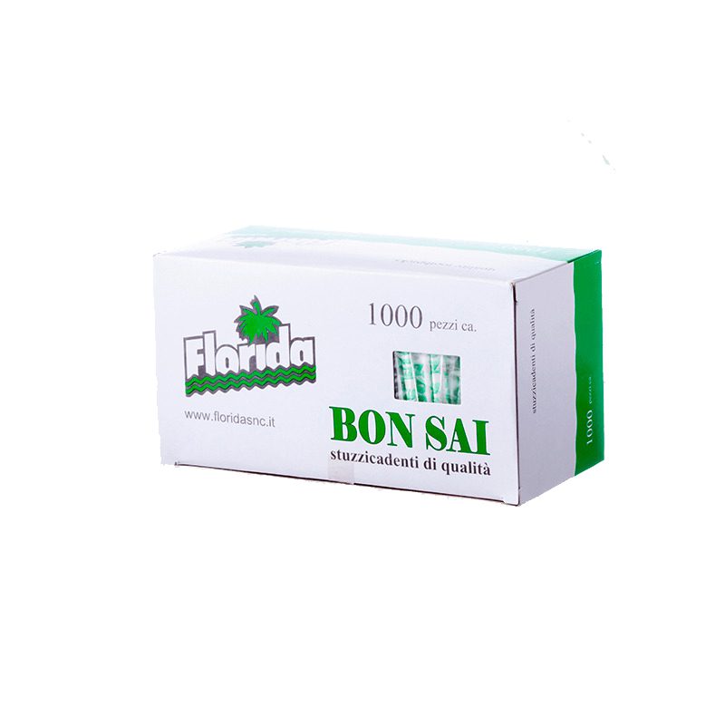 Stuzzicadenti in bamboo 7 cm — confezione da 1000 pezzi