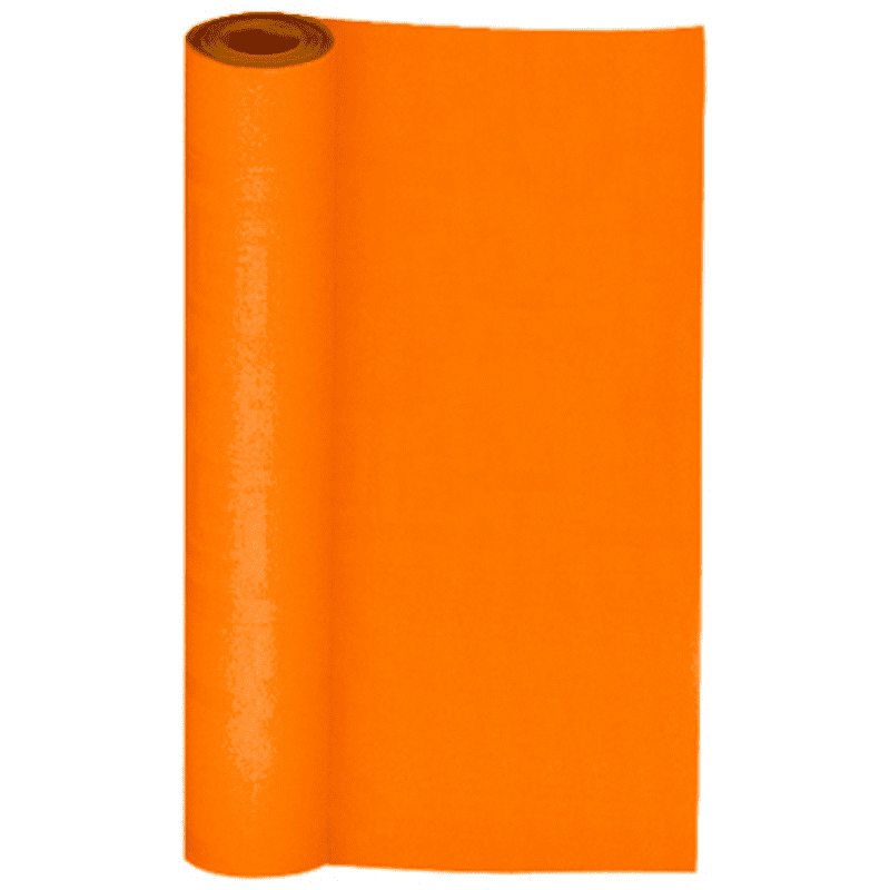 Tovaglia di carta damascata Bibo in rotolo 120x700 cm — arancione