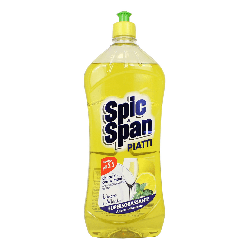 Spic & Span detersivo piatti limone e menta — 1000 ml