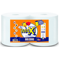 Maxi bobina asciugatutto Big 2000 — 2 rotoli, 2 veli, 424 strappi