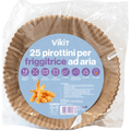 Vikit pirottini per friggitrice ad aria — 25 pezzi, diametro 16 cm, altezza 4 cm, capacità 1-2 litri