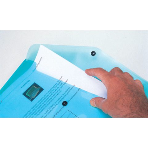 Portadocumenti con bottone Q-Connect A4 in ppl — KF03596