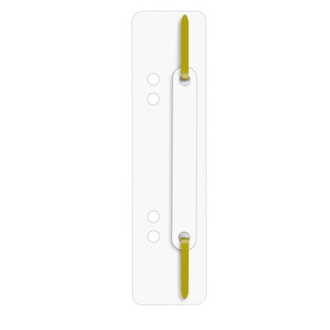 Pressini fermafogli Q-Connect 34x150 mm, bianco o assortiti — conf. da 25 pezzi (2012500010)