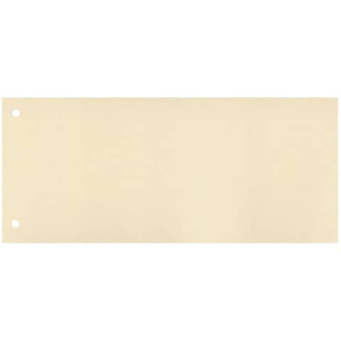 Separatori per archivio Q-Connect a 2 fori 24x10,5 cm, 190 g/m² — 100 pezzi, KF00512