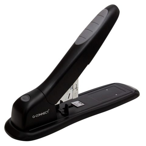 Cucitrice per alti spessori Q-Connect in metallo nero — 200 fogli, KF02293