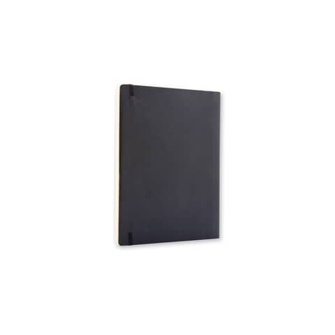 Taccuino a pagina bianca extra large Moleskine copertina morbida nero — 19x25 cm, QP623