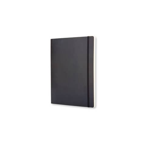 Taccuino a pagina bianca extra large Moleskine copertina morbida nero — 19x25 cm, QP623