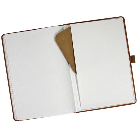 Taccuino Donau Outdoor A5 con copertina impermeabile — 56 fogli a quadretti 120 g/m², 330370022