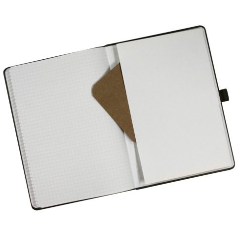 Taccuino Donau Outdoor A5 con copertina impermeabile — 56 fogli a quadretti 120 g/m², 330370022