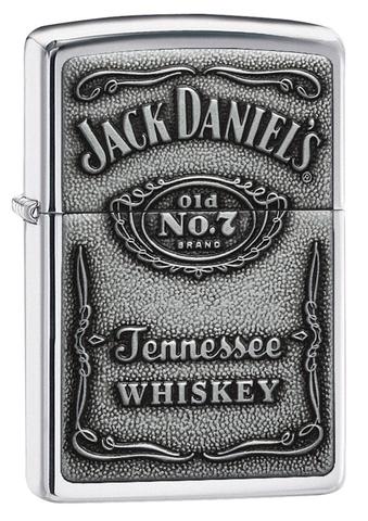 Accendino Zippo Jack Daniel's — High Polish Chrome