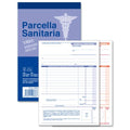 Blocco parcelle sanitarie O.C.L. 50x2 copie autoricalcanti — 14x21 cm, 0328