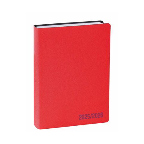 Agenda giornaliera Quo Vadis 12 mesi Eurotexagenda 25/26 M Galaxy — 12x17 cm blu, nero o rosso, 128157126MQ