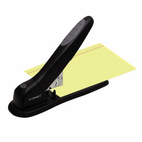Cucitrice per alti spessori Q-Connect in metallo nero — 200 fogli, KF02293
