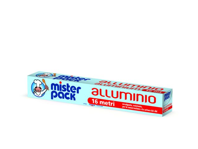 Carta alluminio con astuccio 16 m — cartone da 25 pezzi