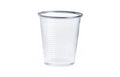 Bicchieri vino e acqua in plastica trasparente 200 cc — cartone da 30 conf. da 4 pz, cod. BI-23-8113