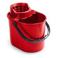 Secchio PIT con strizzo 12 L rosso