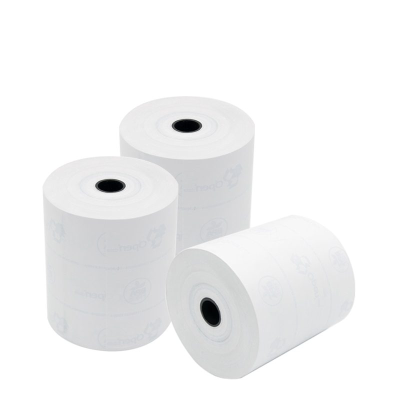 Rotolo carta termica registratore di cassa 80 mm x 80 m, diametro 12 — 5 pezzi
