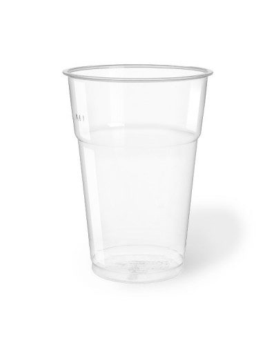 Bicchieri Diamante in plastica trasparente 400 ml (575 cc) — cartone da 16 confezioni da 25 pezzi