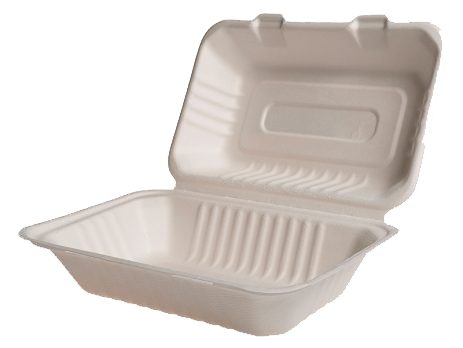 Contenitore da asporto con coperchio 900 ml 23 x 15,5 x 8 cm — 50 pezzi