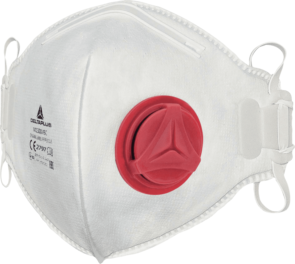 Mascherina filtrante monouso M1300VB — P3 con valvola, pieghevole