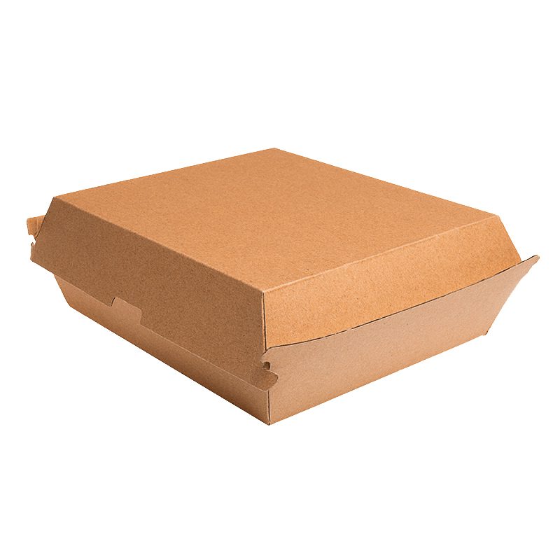 Scatola XL per hamburger marrone — confezione da 50 pezzi
