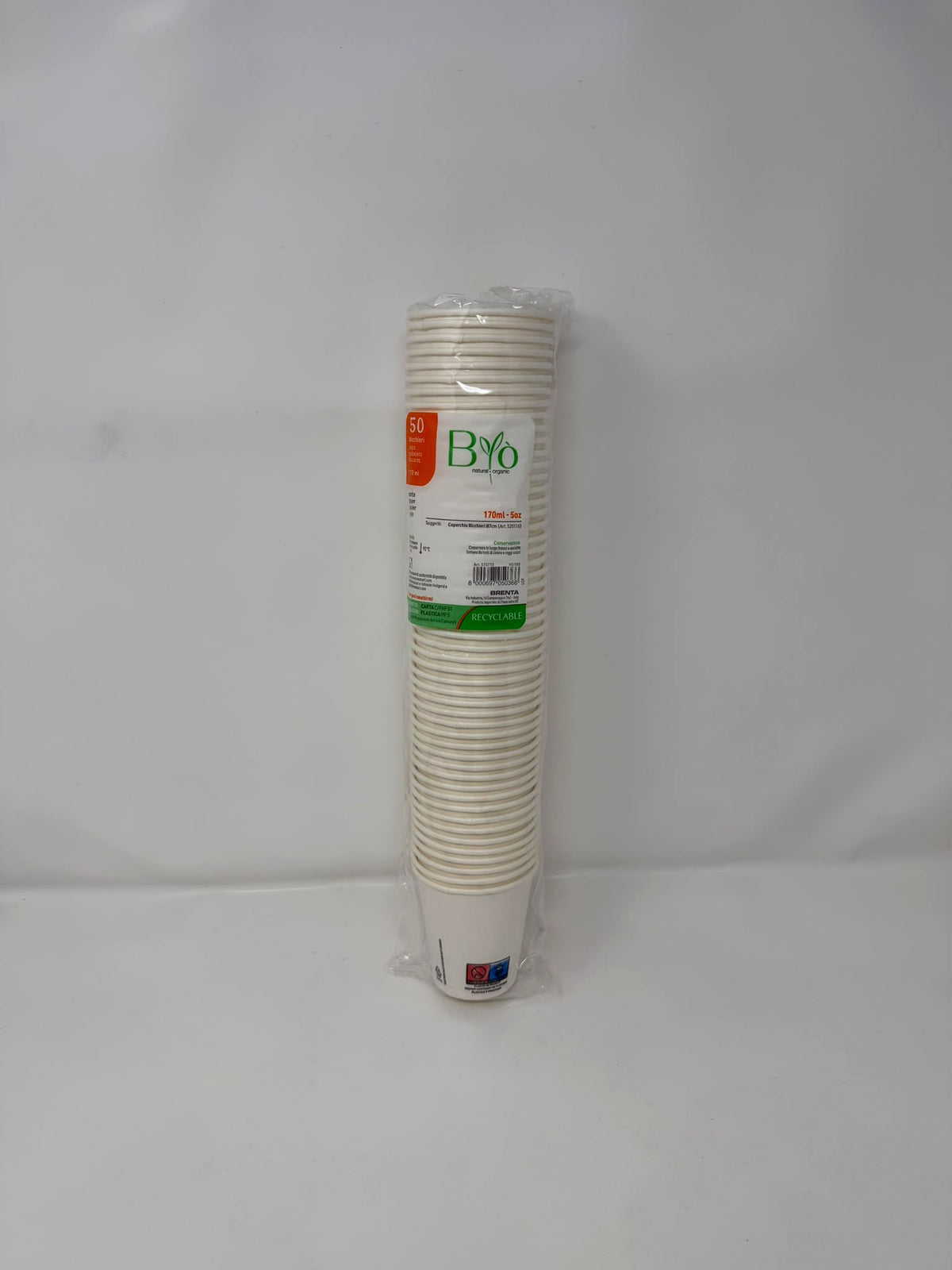 Bicchieri in carta bianchi 210 ml 50 pz