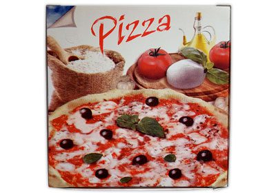 Scatola pizza battuta 50x50x5 cm semichimica — 50 pezzi