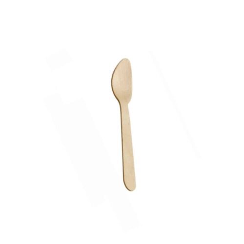 Cucchiaio in legno di betulla 140 mm — confezione da 100 pezzi