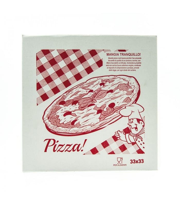 Coperchio per scatola pizza Cubi — 200 pezzi